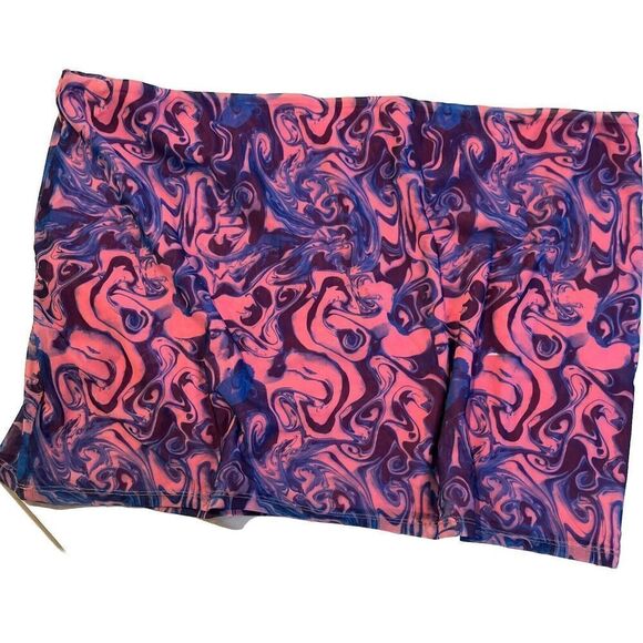 BP PINK AND BLUE SWIRL MINI SKIRT SIZE 4XL - Picture 4 of 4